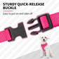 Aiitle Adjustable Mesh Small Dog Harness Hot Pink