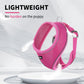 Aiitle Adjustable Mesh Small Dog Harness Hot Pink