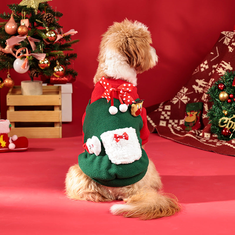 Aiitle Christmas Dog Fleece Pullover