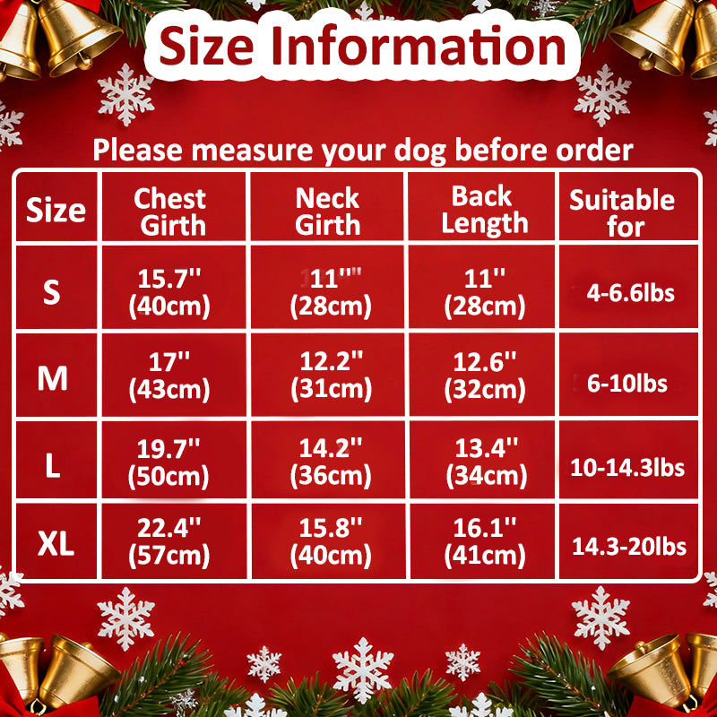 Aiitle Christmas Dog Fleece Pullover