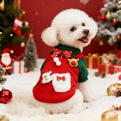 Aiitle Christmas Dog Fleece Pullover