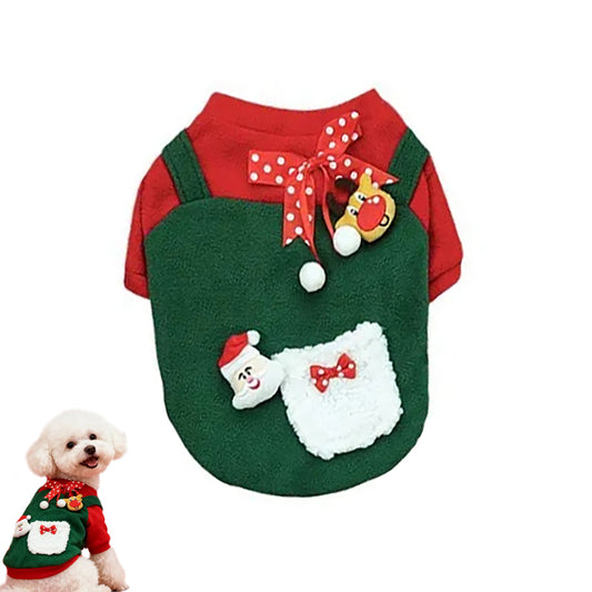 Aiitle Christmas Dog Fleece Pullover