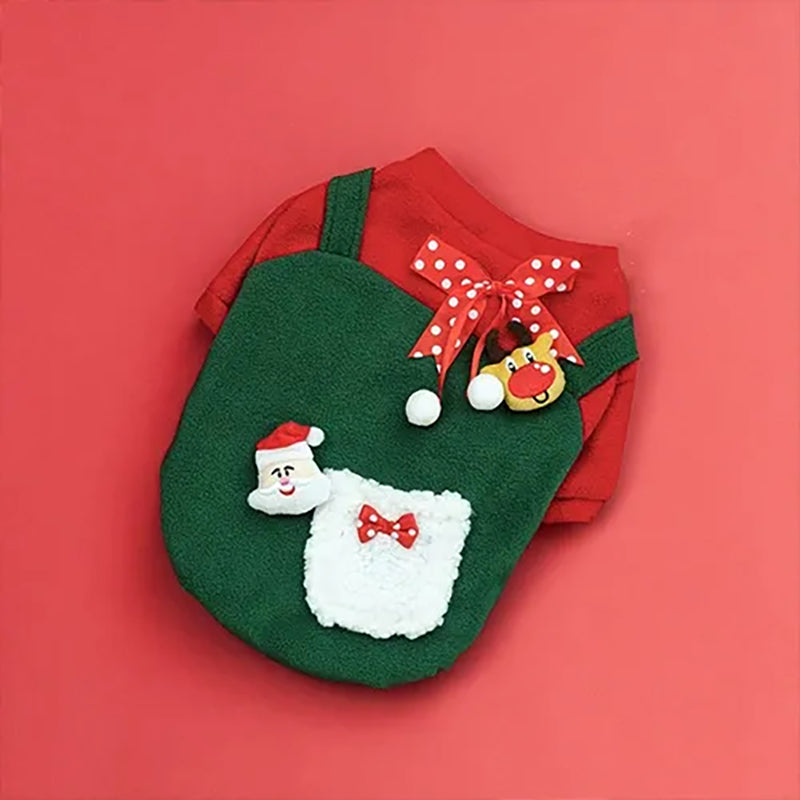 Aiitle Christmas Dog Fleece Pullover