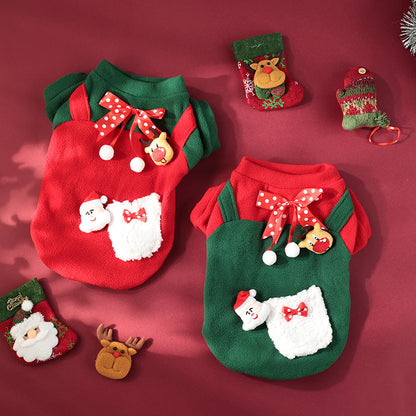 Aiitle Christmas Dog Fleece Pullover