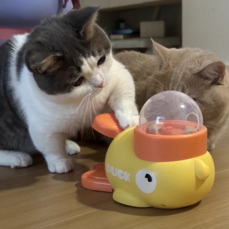 Aiitle Cute Duck Pet Treat Dispenser