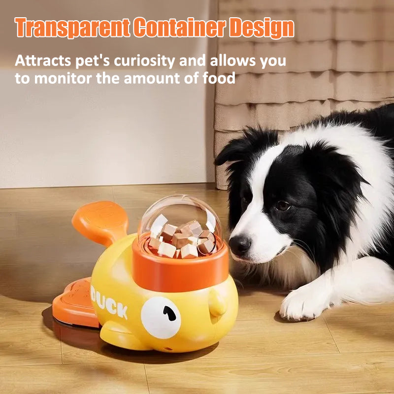 Aiitle Cute Duck Pet Treat Dispenser