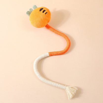 Aiitle Cute Plush Cotton Rope Cat Toys