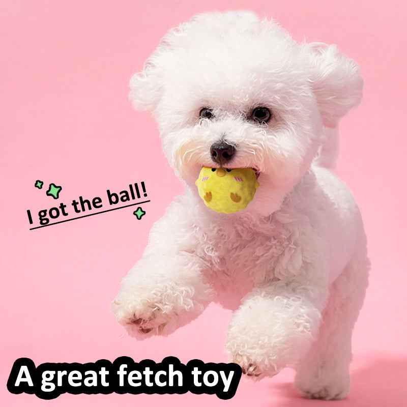 Aiitle Cute Plush Spiked Squeaky Dog Toy