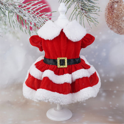 Aiitle Dog Christmas Dress