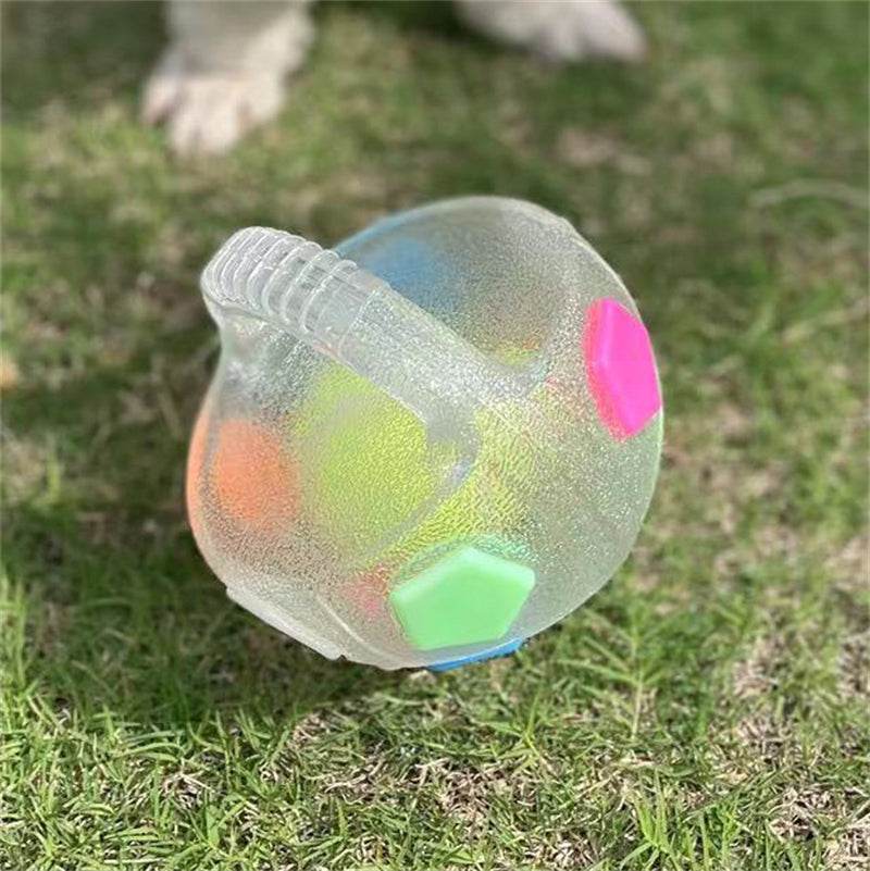 Aiitle Dog Handle Ball Toy with Tennis Ball Inside