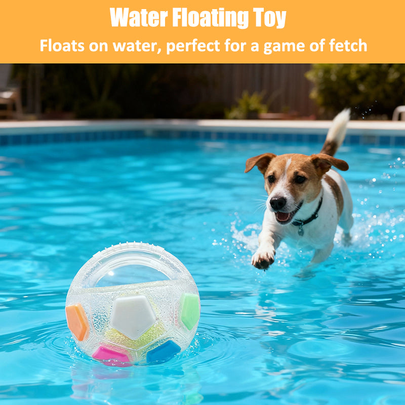 Aiitle Dog Handle Ball Toy with Tennis Ball Inside