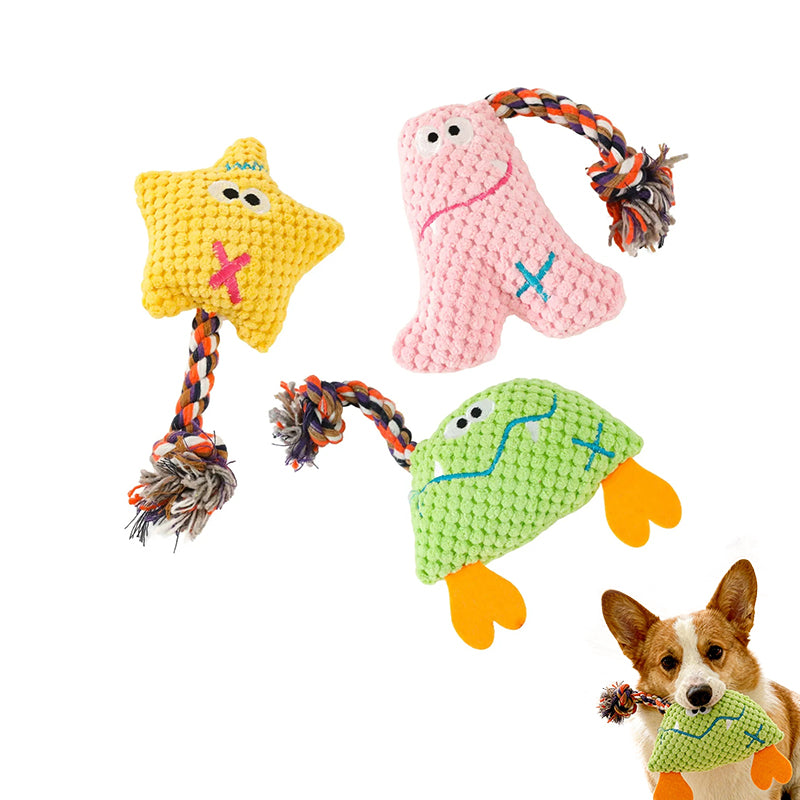 Aiitle Cute Dog Plush Squeak Toy