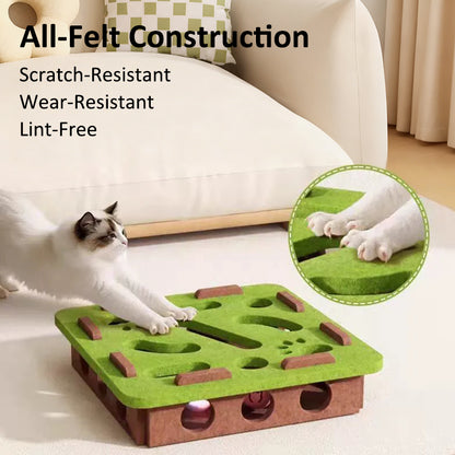 Aiitle Interactive Felt Cat Puzzle Toy