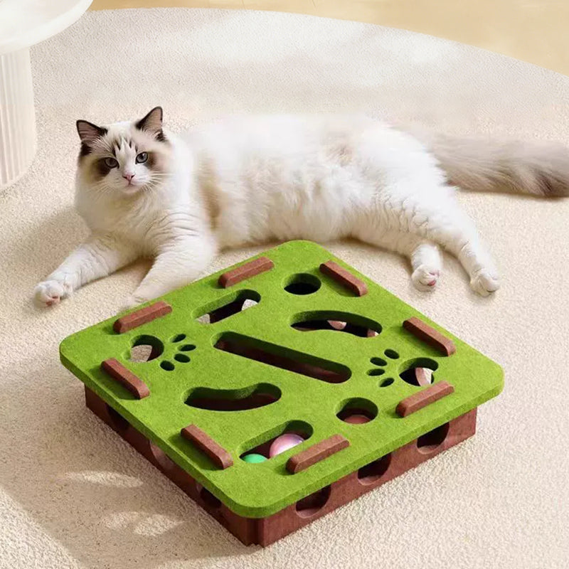 Aiitle Interactive Felt Cat Puzzle Toy