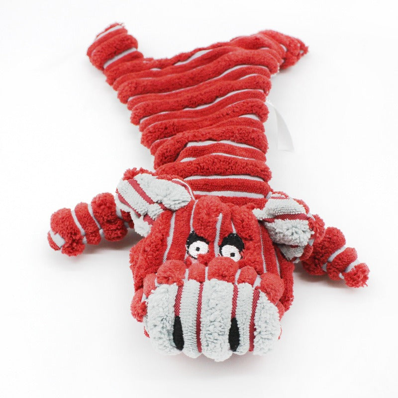 Aiitle No Stuffing Plush Dog Squeaky Toy