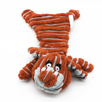 Aiitle No Stuffing Plush Dog Squeaky Toy