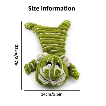 Aiitle No Stuffing Plush Dog Squeaky Toy