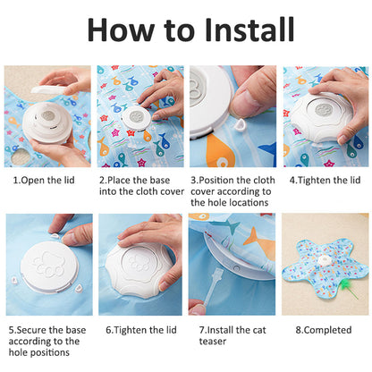 Aiitle Rechargeable Interactive Cat Toy