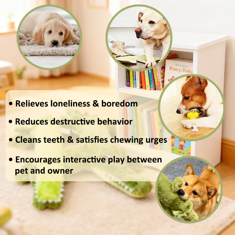 Aiitle Stuffing-Free Treat-Hiding Dog Toy