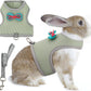 Aiitle Cute Adjustable Rabbit Harness and Leash Set