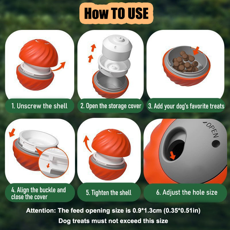 Aiitle Electric Pet Food Leak Ball Toy