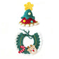 Aiitle Handmade Crocheted Christmas Pet Collar Hat -Reindeer