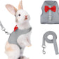 Aiitle Soft Mesh Rabbit Harness and Leash Set with Cute Bow