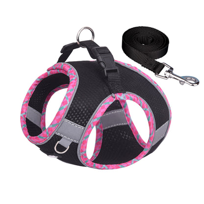 Aiitle Step in Breathable Air Mesh Dog Harness Orange