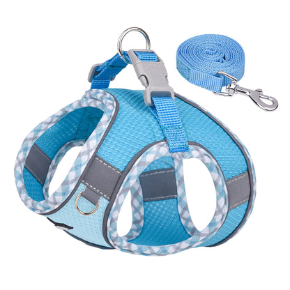 Aiitle Step in Breathable Air Mesh Dog Harness Orange