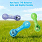 Aiitle Dog Dumbbell Shape Interactive Squeak Toy with Soccer Ball
