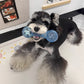 Aiitle Dog Dumbbell Shape Interactive Squeak Toy with Soccer Ball
