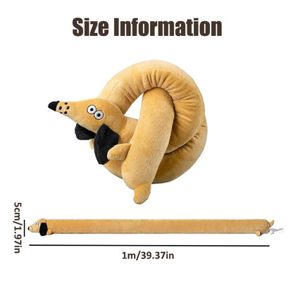 Extra-Long Plush Squeaky Dog Toy
