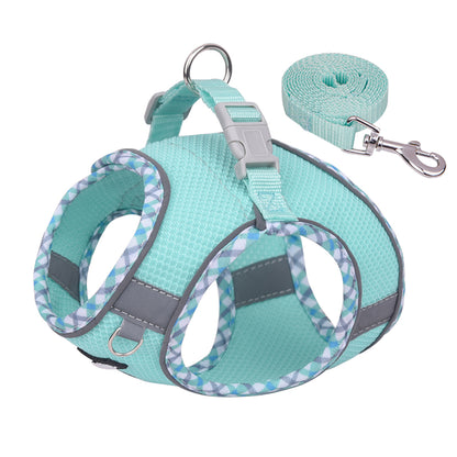 Aiitle Step in Breathable Air Mesh Dog Harness Orange