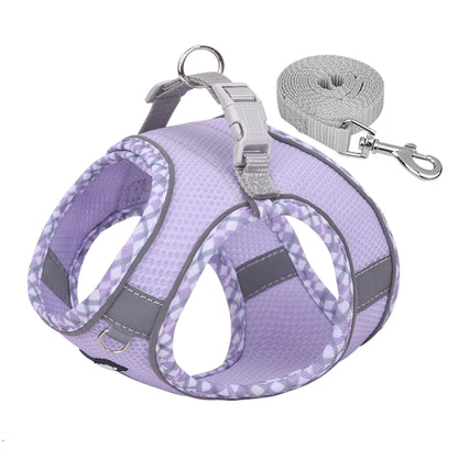 Aiitle Step in Breathable Air Mesh Dog Harness Brown Beige