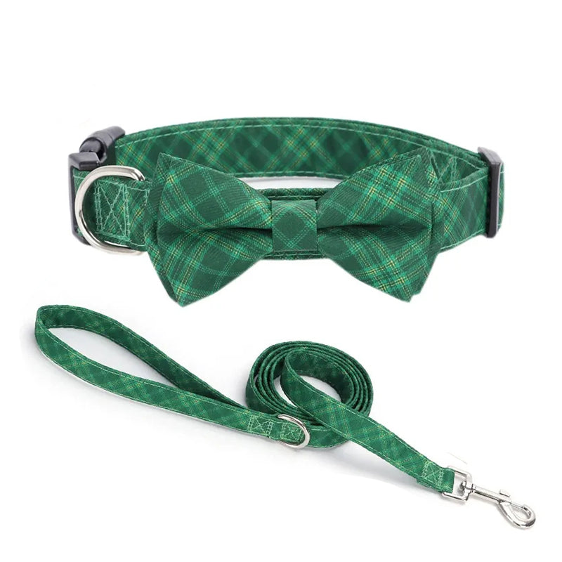 Aiitle Adjustable Christmas Dog Collar Red Santa