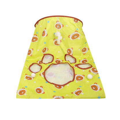 Aiitle Squeaky Self Interactive Cat Tunnel Bag