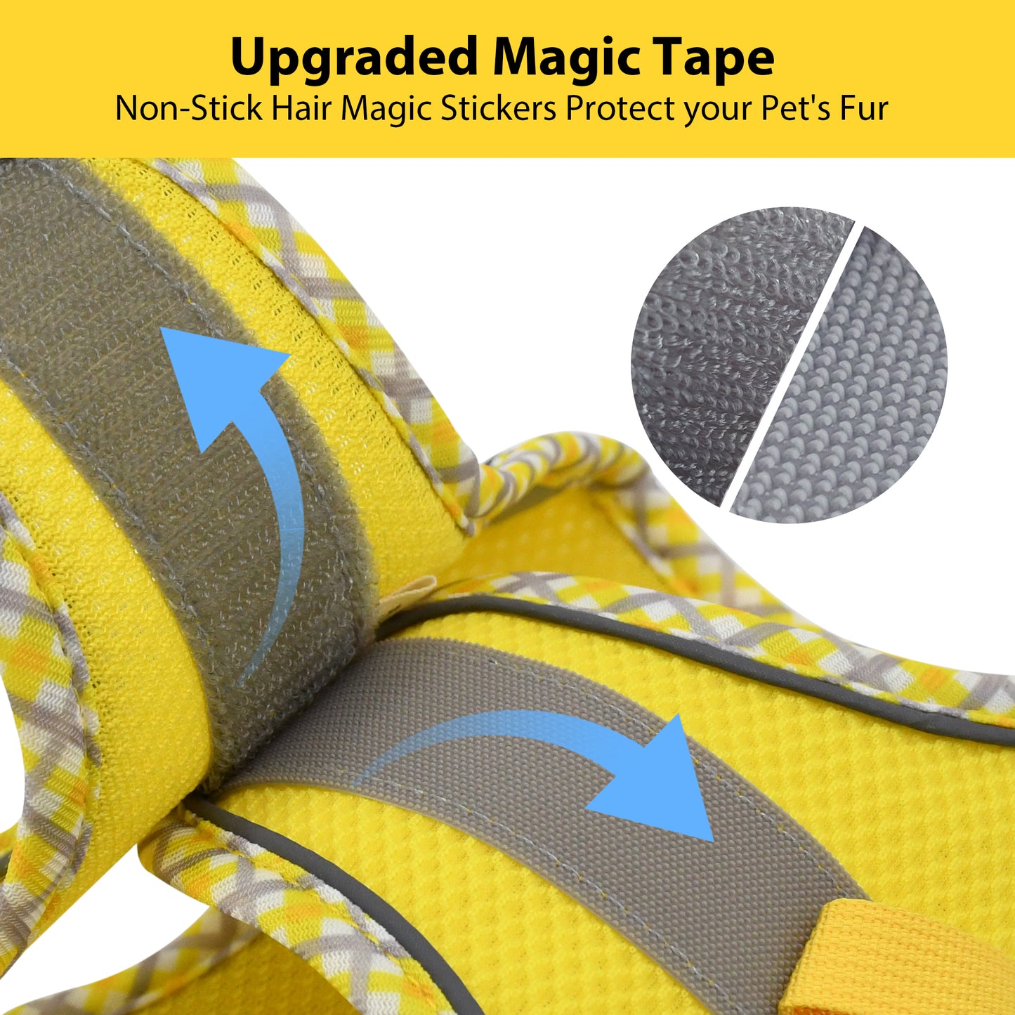 Aiitle Step in Breathable Air Mesh Dog Harness Yellow