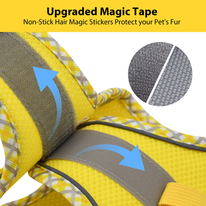 Aiitle Step in Breathable Air Mesh Dog Harness Yellow