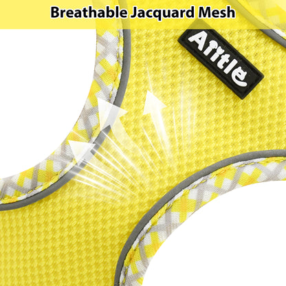 Aiitle Step in Breathable Air Mesh Dog Harness Yellow