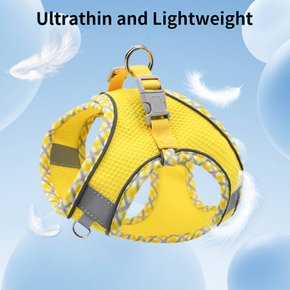 Aiitle Step in Breathable Air Mesh Dog Harness Yellow