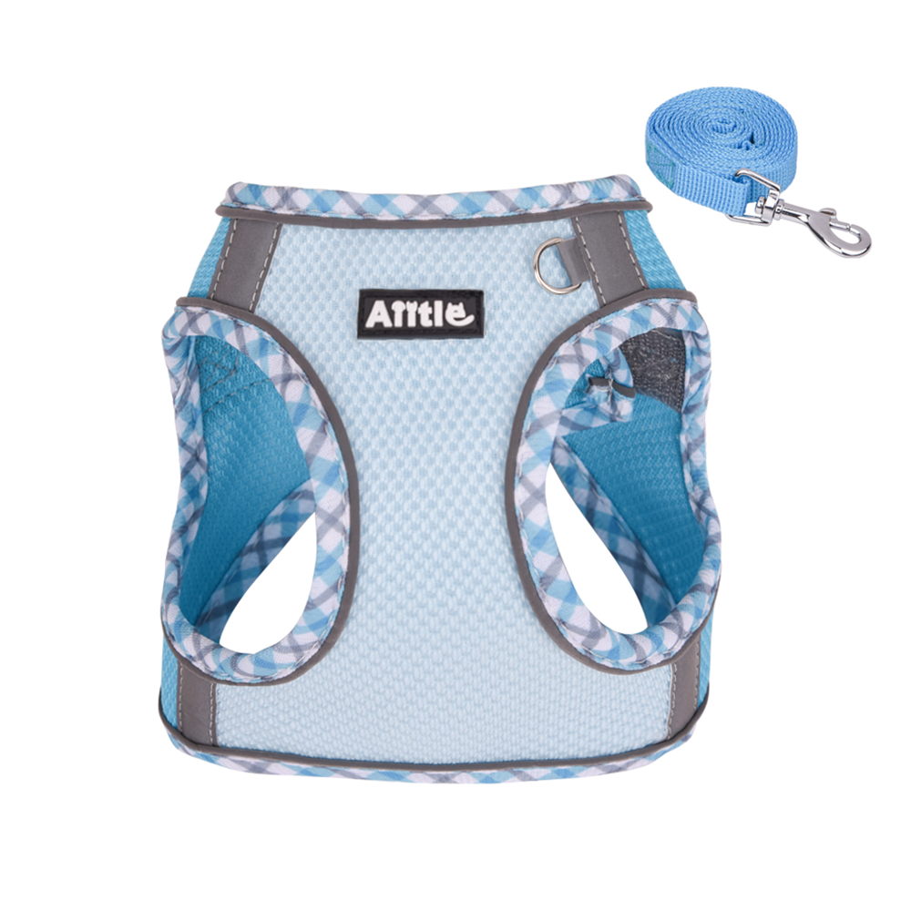 Aiitle Step in Breathable Air Mesh Dog Harness Black