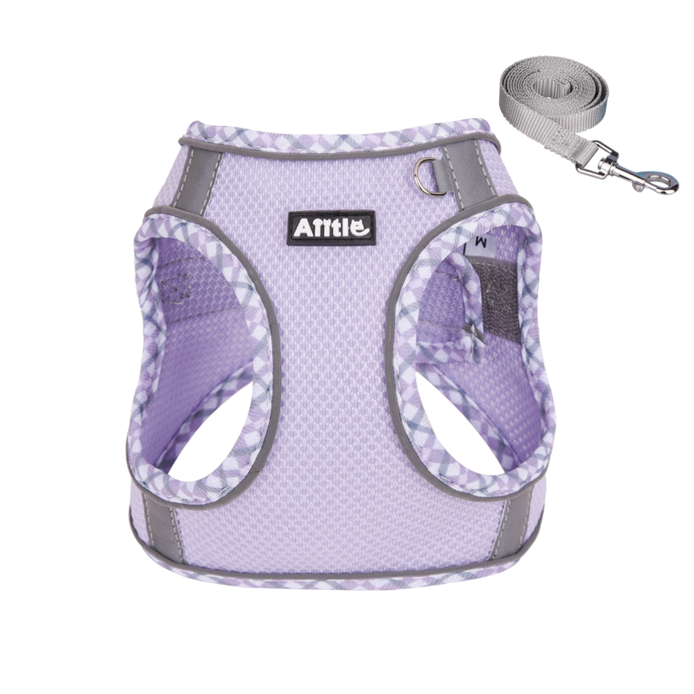 Aiitle Step in Breathable Air Mesh Dog Harness Black