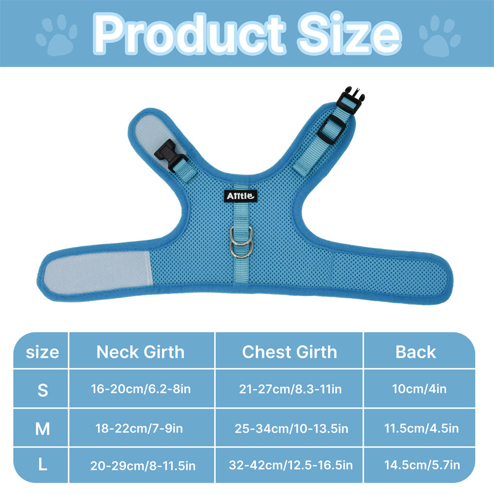Aiitle Mesh Breathable Rabbit Harness and Leash Set Lightweight Adjustable