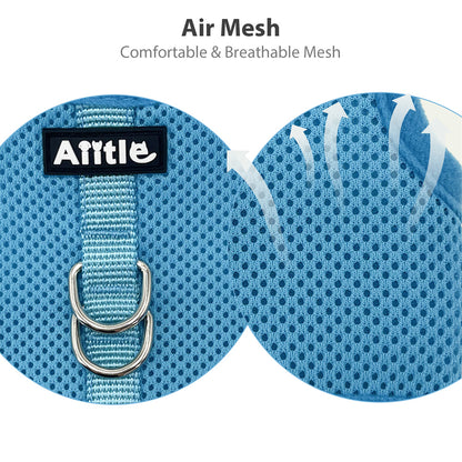Aiitle Mesh Breathable Rabbit Harness and Leash Set Lightweight Adjustable