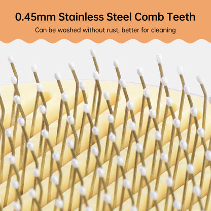 Aiitle Pet Loose Hair Remove Self-Cleaning Brush