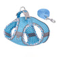 Aiitle Plaid Border Reflective Mesh Dog Harness Lavender