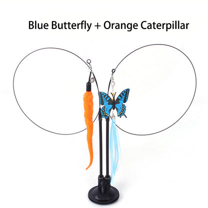 Aiitle Double Wand Suction Cat Toys
