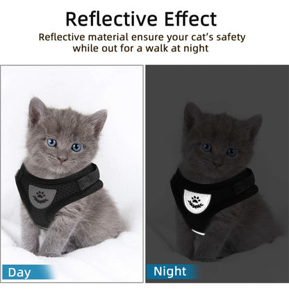 Aiitle Adjust Breathable Pet Harness Leash Set