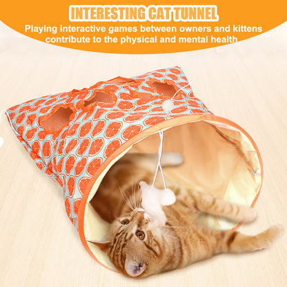 Aiitle Squeaky Self Interactive Cat Tunnel