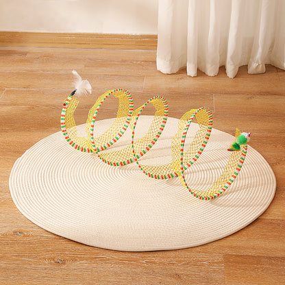 Aiitle Foldable Cat Spiral Tunnel